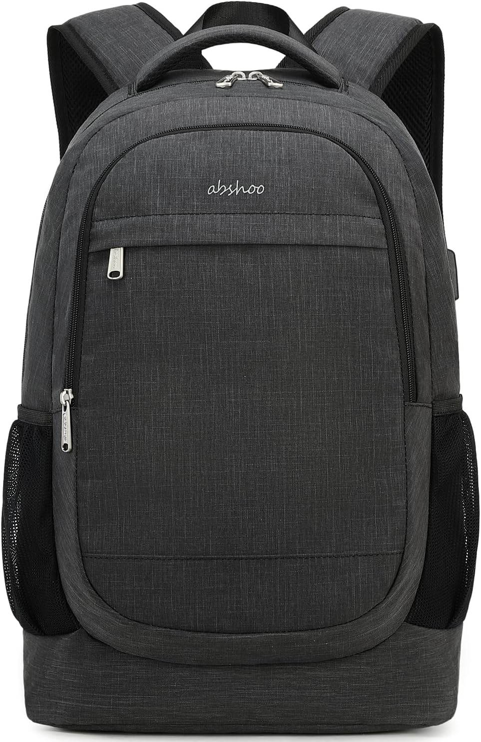 Abshoo Mochila Unissex para Notebook 17" Oxford Impermeável Preto