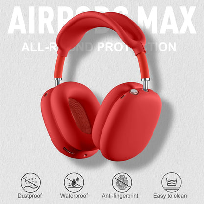 Lerobo Capa Protetora de Silicone para AirPods Max com Acessórios (Crimson)