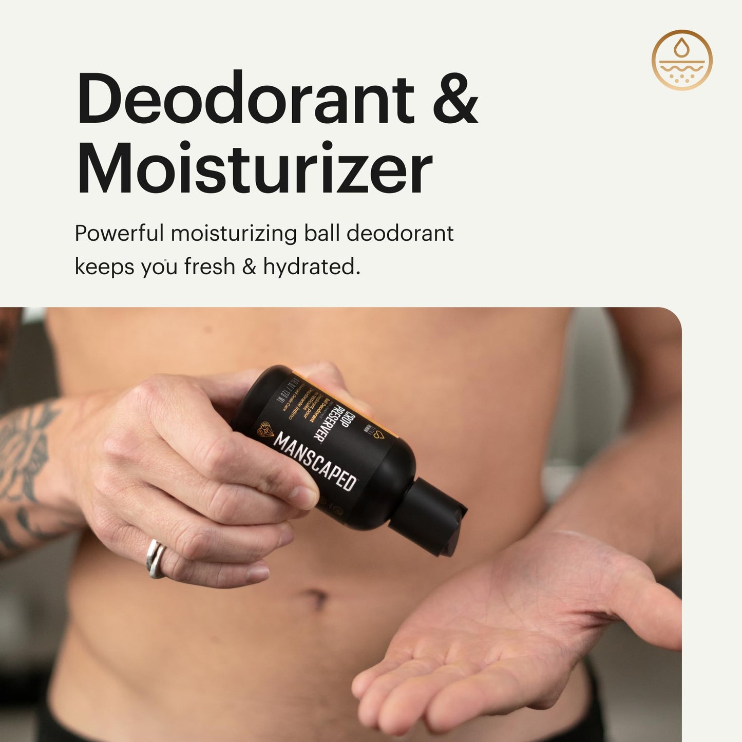 MANSCAPED Crop Preserver Desodorante Íntimo Masculino 120ml