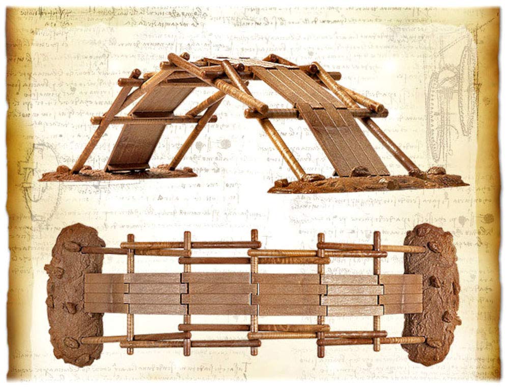 Academy Kit Científico Ponte de Arco de Da Vinci - Montagem Sem Cola