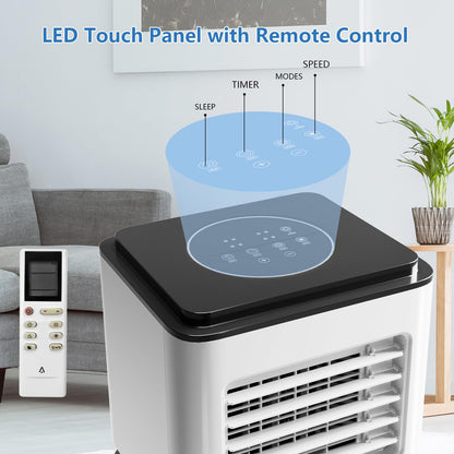 Takywep Ar-Condicionado Portátil 10.000 BTU 3 em 1 com Controle Remoto