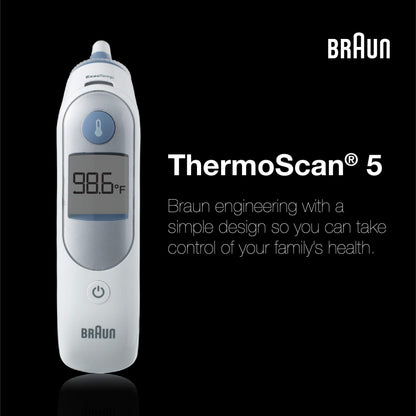 Termômetro de Ouvido Braun ThermoScan 5 Marrom Digital