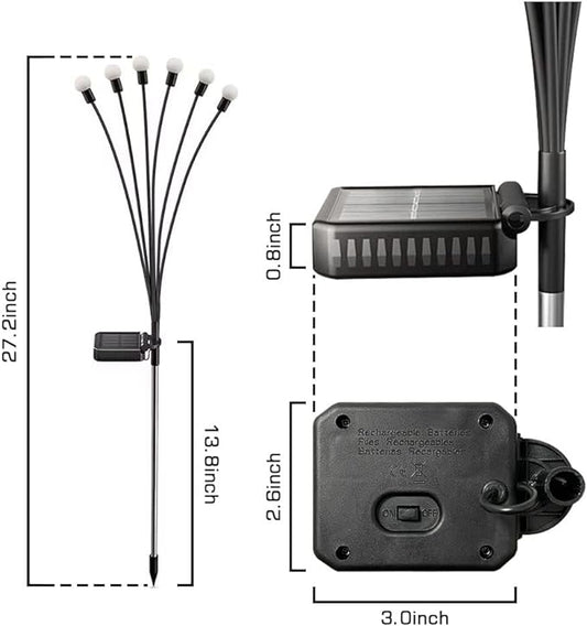 Arily Globo solar para ambientes externos