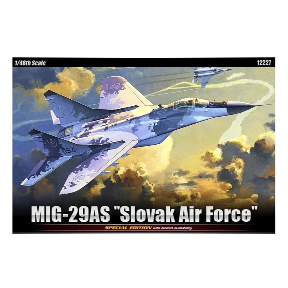 Academy ACA12227 Kit Modelo 1:48 Mikoyan MiG-29AS Força Aérea Eslovaca