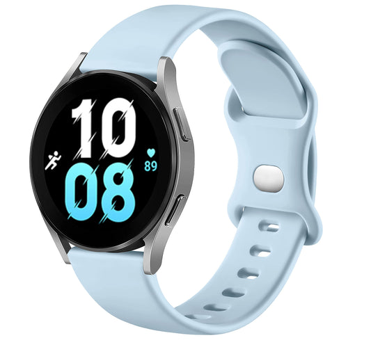 Lerobo Pulseira de Silicone 20mm para Galaxy Watch, 38-49mm (Light Blue)