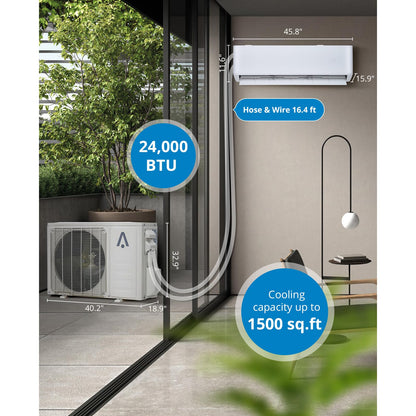 Takywep Ar Condicionado Split 9000 BTU Branco 41 m² 23 SEER2 WiFi