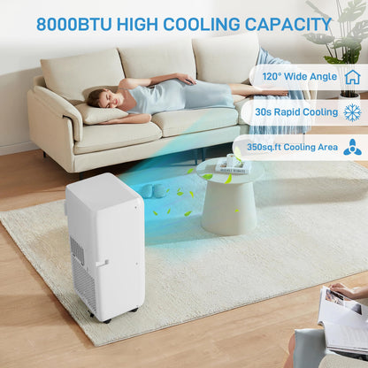 Takywep Ar Condicionado Portátil 8000 BTU Branco 32 m² 3 em 1