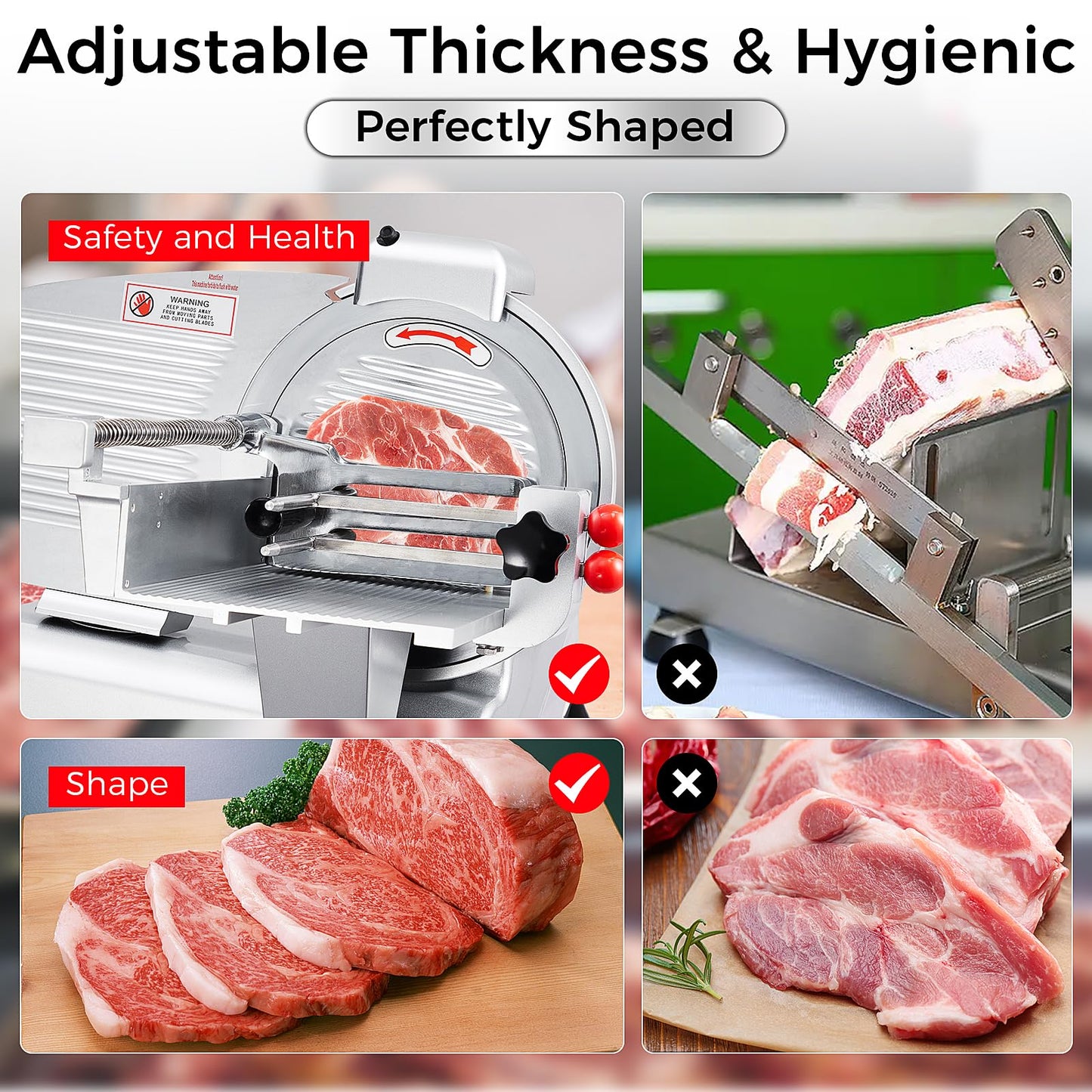 Takywep Fatiador de Carne Automático 10" 550W Profissional Inox