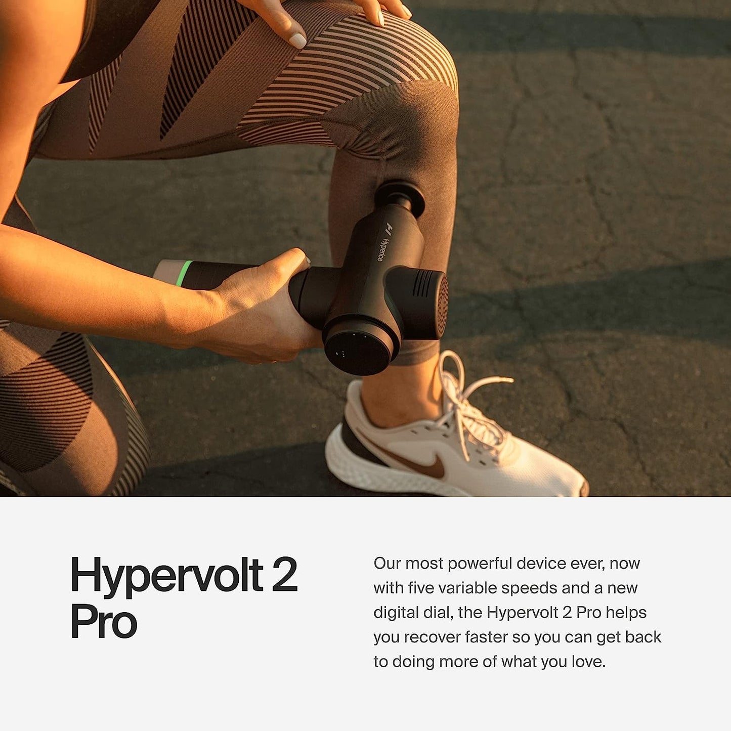 Hypervolt 2 Pro Pistola de massagem de percussão portátil