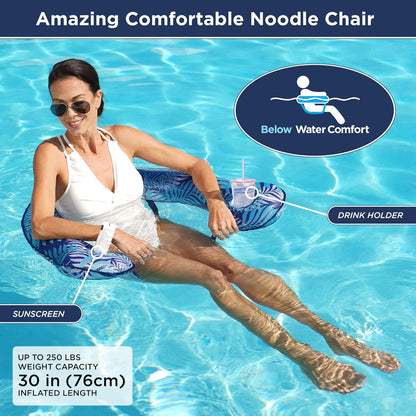 Aqua LEISURE Cadeira de macarrão Amazon Split Ring