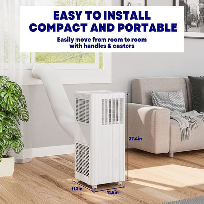 Takywep Ar-Condicionado Portátil 8.000 BTU 4 em 1 Branco