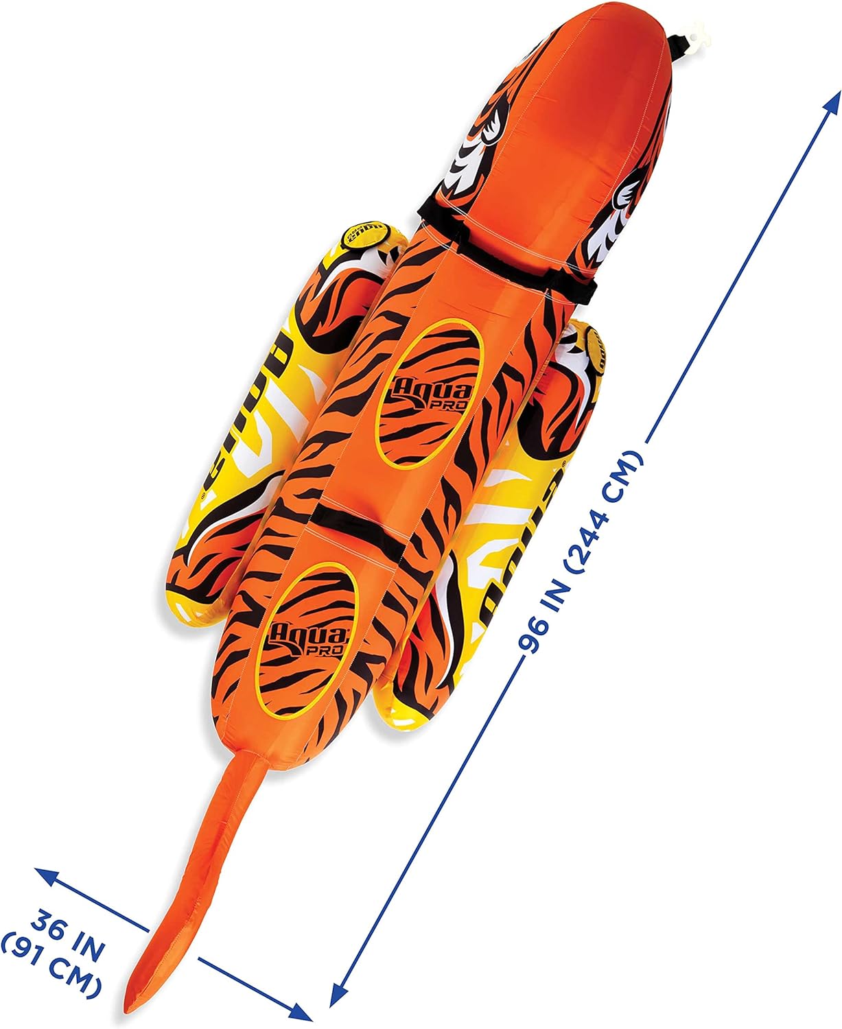 Aqua Pro Tigre rebocável para 1 e 2 pessoas Orange