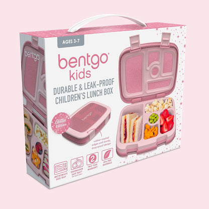 Bentgo Lancheira infantil 5 compartimentos - Pétala Rosa