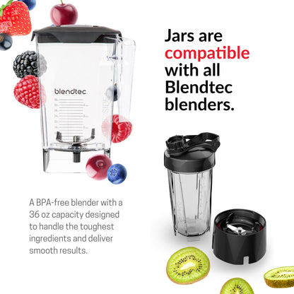 Blendtec Professional 800 com Jarra WildSide+ 90oz - Liquidificador Silencioso