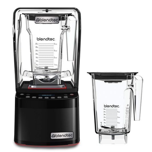 Blendtec Stealth 885 Blender Comercial com Jarras WildSide+ e FourSide - Preto