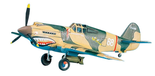 Academy Curtiss P-40B Tomahawk 1/72 - Modelo de Avião com Decalques