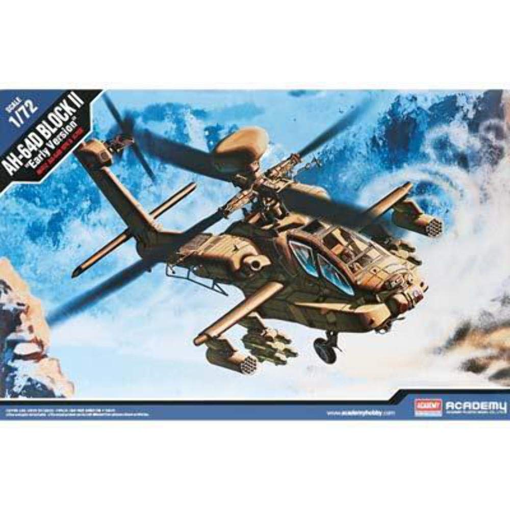 Academy AH-64D Block II Early Version 1/72 - Kit de Modelo