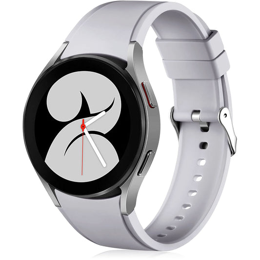 Lerobo Pulseira Sem Lacuna para Samsung Galaxy Watch 4/5/6/7 (Cinza Claro)