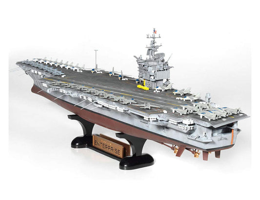 Academy Kit 1/600 Porta-Aviões USS Enterprise CVN-65 - Modelo Plástico