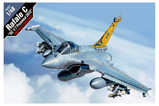 Academy 1/48 Rafale C Força Aérea Francesa 1º Esquadrão 2012 - Kit Modelo