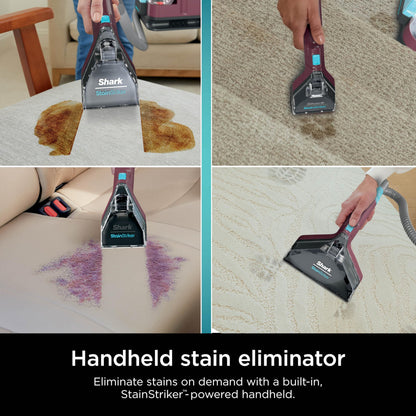 Shark StainStriker Removedor de Manchas e Odores Portátil Para Carpetes e Estofados Burgundy 110V