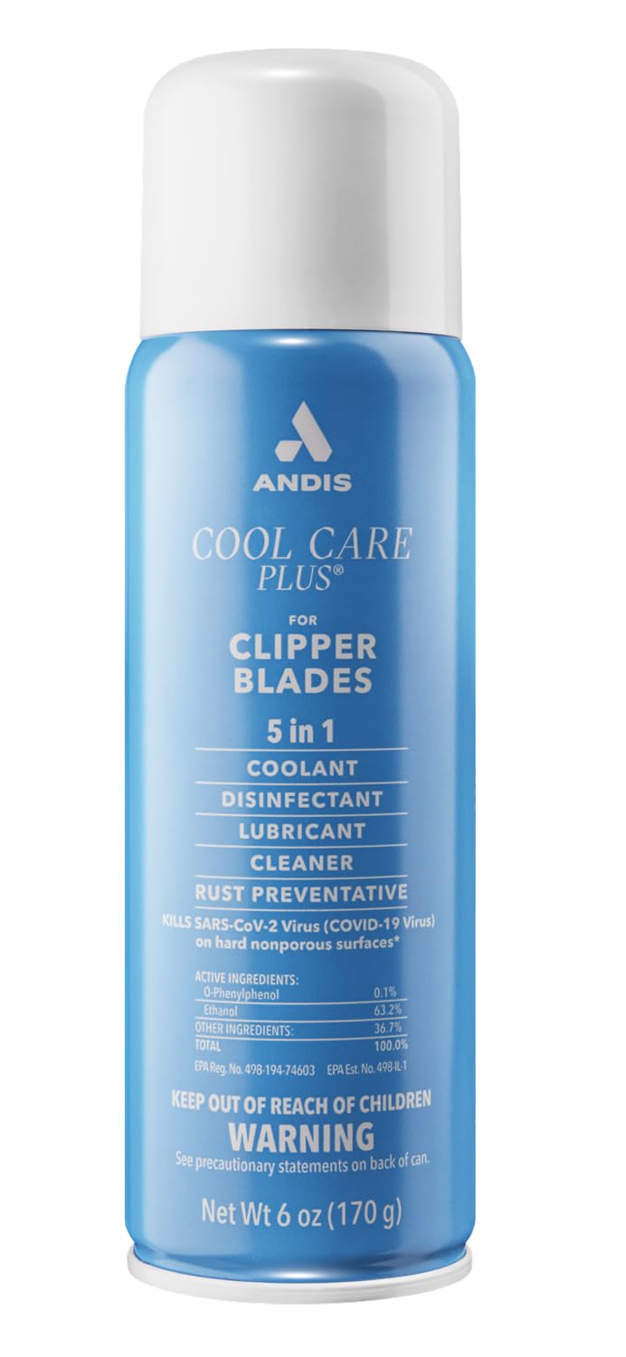 Spray Andis 12556 Cool Care Plus 5 em 1 177 ml - Azul