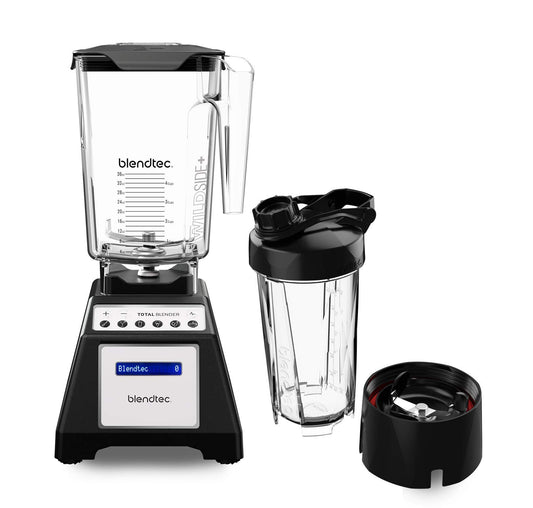 Blendtec Liquidificador Total Classic Original com Jarro WildSide+ (Preto)