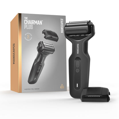 MANSCAPED The Chairman Plus Barbeador Elétrico Facial 2 Cabeças