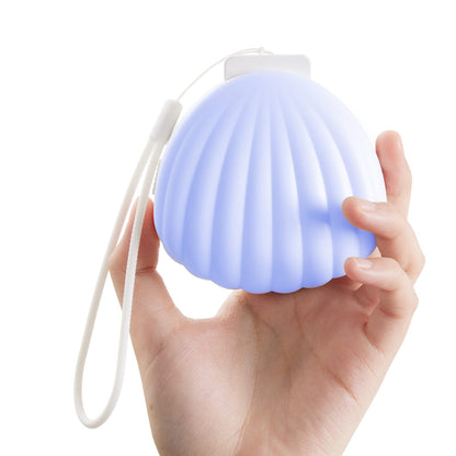 Momcozy Máquina de Som Portátil Little Shell com Luz Noturna e 15 Sons