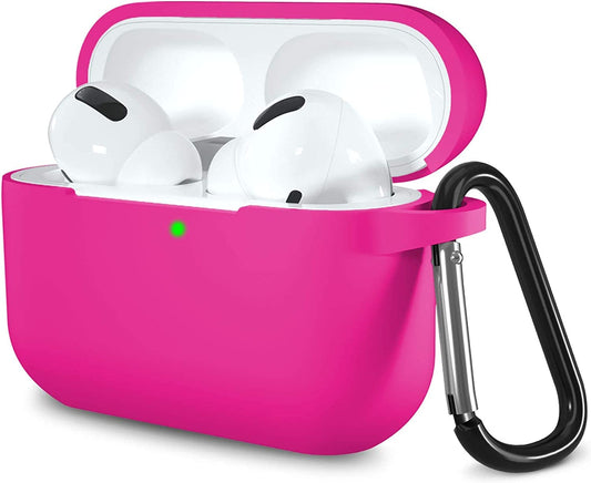 Lerobo Capa para AirPods Pro com Mosquetão (Rosa)