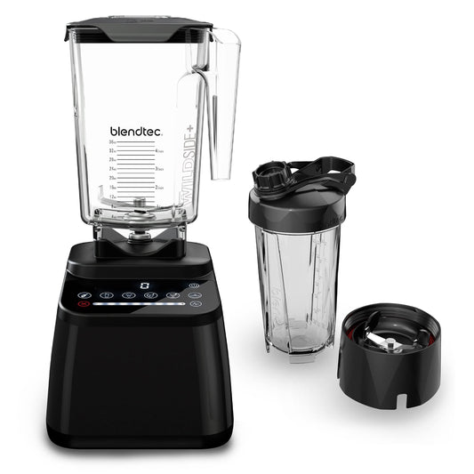 Blendtec Designer Series Blender com Jarras WildSide+ e Go Jar - Preto