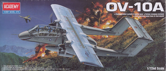 Academy OV-10A Bronco 1/72 - Kit de Reconhecimento Armado em Plástico