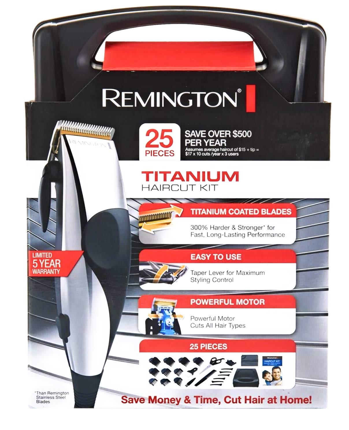 Máquina de Corte Remington HC-822 25 Peças Trim Expert