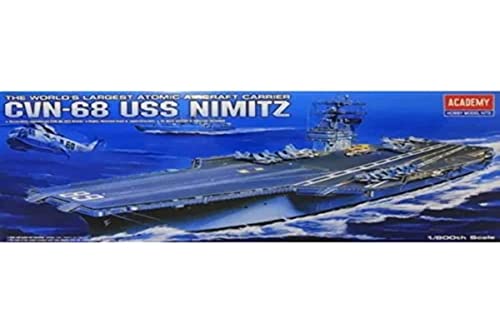 Academy CVN-68 USS Nimitz 1/800 - Porta-Aviões Nuclear Detalhado