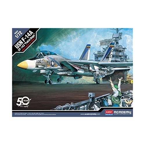 Academy 1/72 F-14A VF-143 Pukin Dogs - Kit de Montagem para Hobby