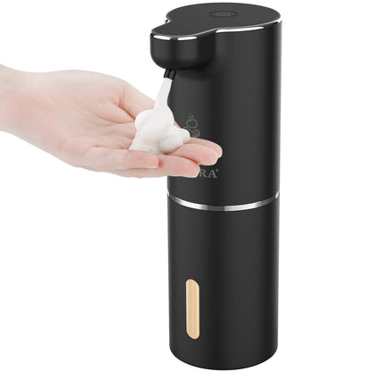 Secura Dispenser de Sabão Espuma Automático 10oz Recarregável (Preto)