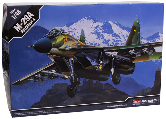 Academy Kit de Modelagem 1/48 MIG-29A Fulcrum A, Detalhado