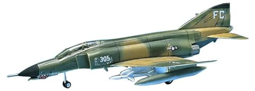 Academy F-4E Phantom II 1/144 Kit de Modelo com Misséis e Tanques