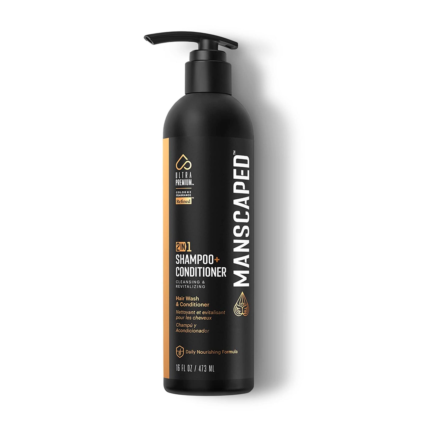 MANSCAPED 2 em 1 Shampoo e Condicionador UltraPremium 473ml