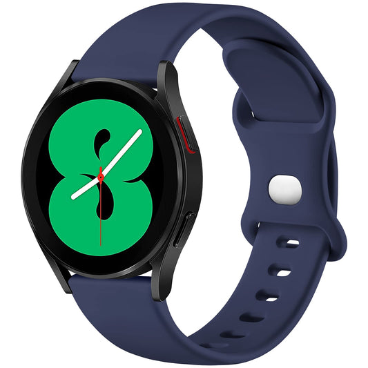 Lerobo Pulseira Silicone Compatível Samsung Galaxy Watch (Azul Marinho)