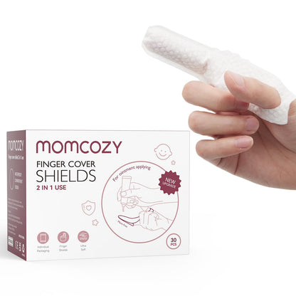 Momcozy Espátula e Protetor de Dedo para Creme de Bebê - Higiene Prática e Segura