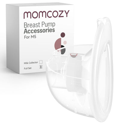 Momcozy Coletor de Leite para Bomba M5 160ml com Flange Duplo Selado 24mm