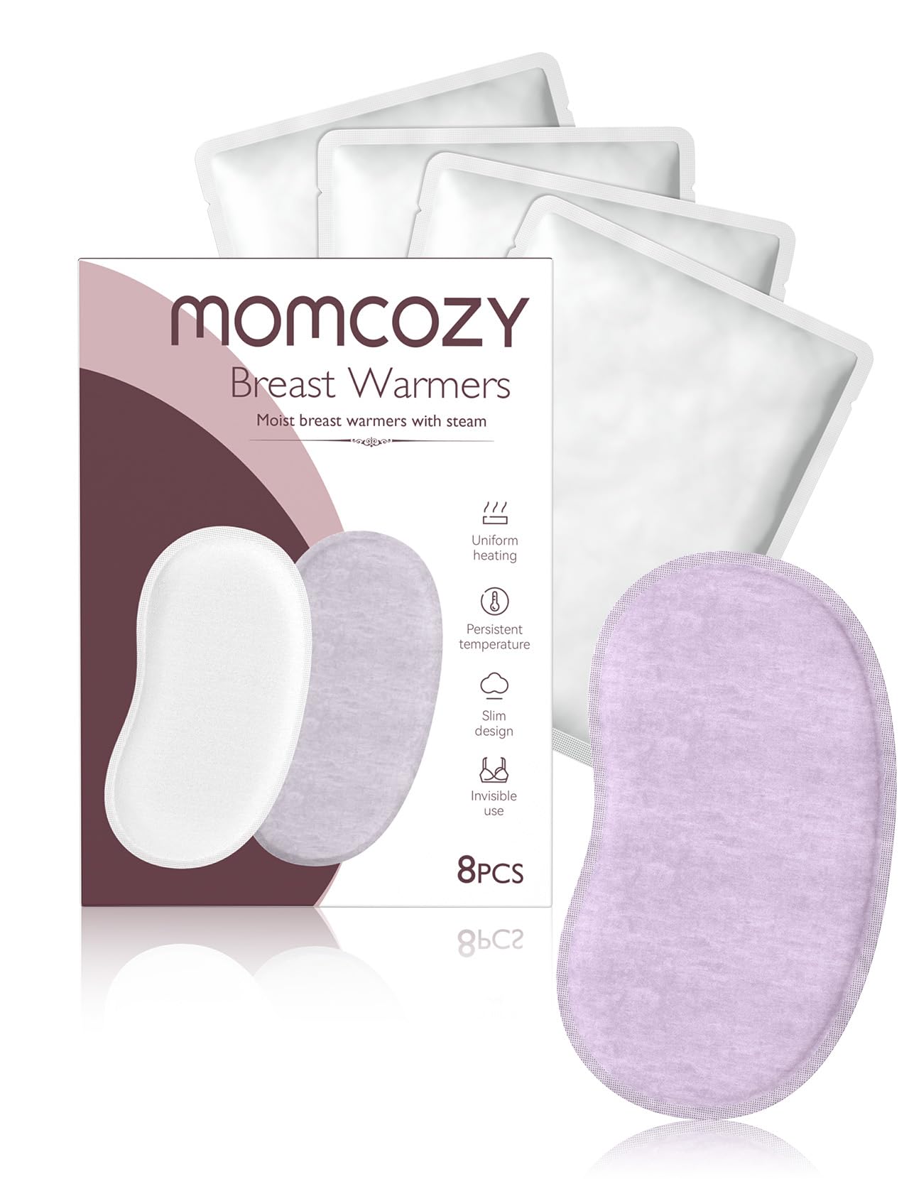 Momcozy Aquecedor de Seios Instantâneo para Amamentação 8 Peças