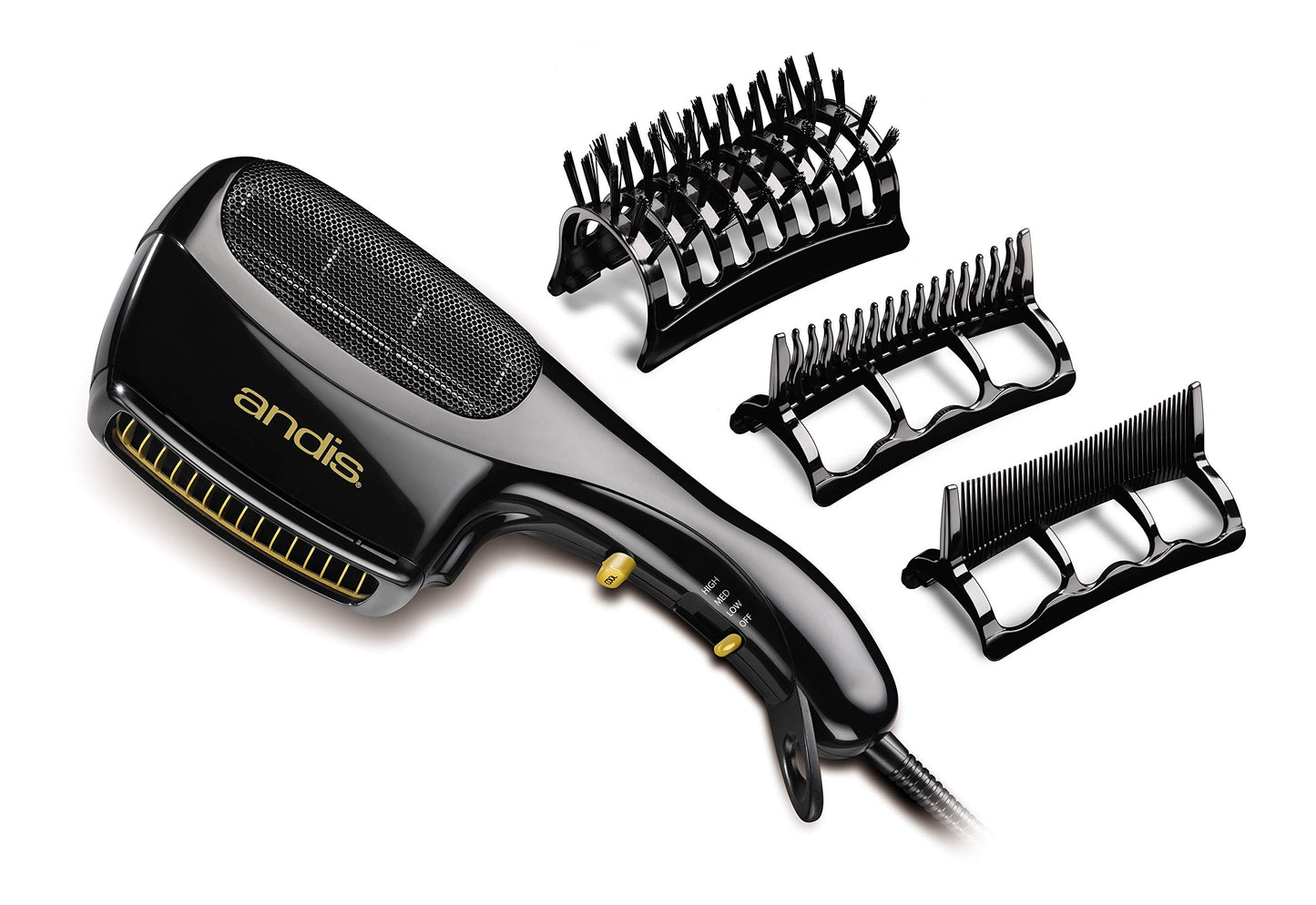 Secador Andis 30120 1875W Cerâmico Iônico Anti-Frizz - Preto