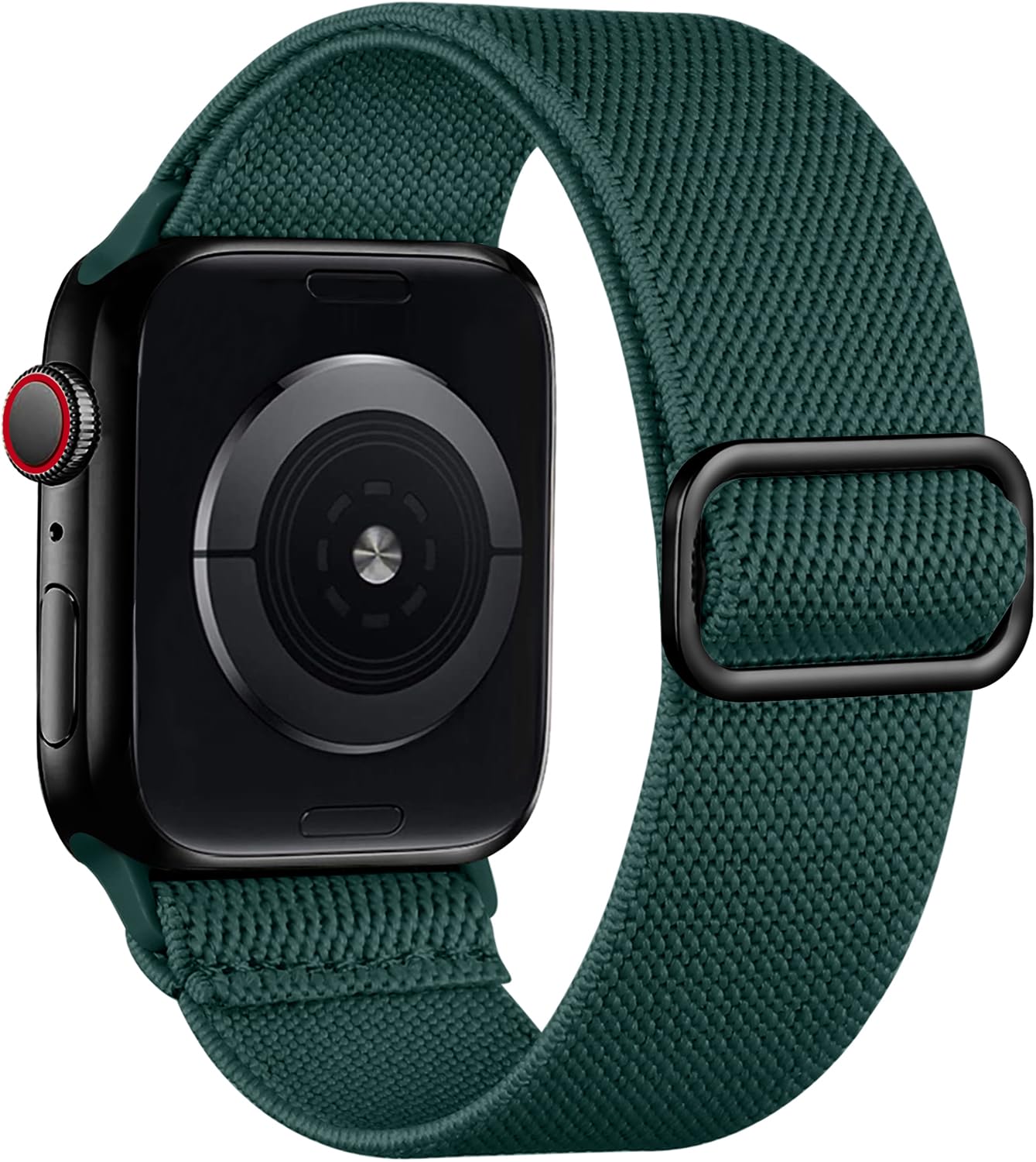 Lerobo Pulseira Trançada Compatível com Apple Watch (Verde Escuro)