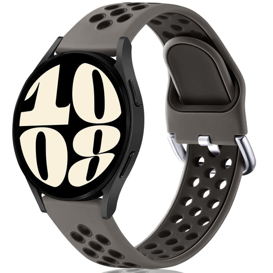 Lerobo Pulseira Silicone 20mm Samsung Galaxy Watch (Cinza Oliva)