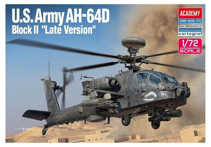 Academy 1/72 Hughes AH-64D Apache Block II - Kit de Modelo Detalhado