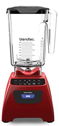 Blendtec Signature Series Blender com Jarra WildSide - Poppy Vermelho