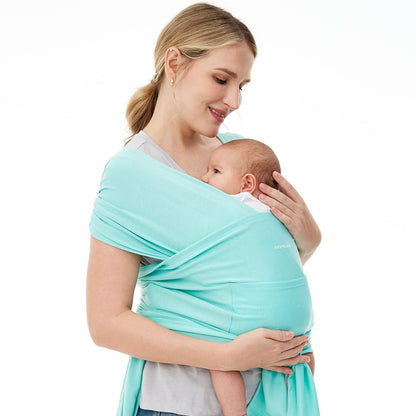 Momcozy Sling Ajustável para Bebê 8-35 lbs Azul Ergonomico