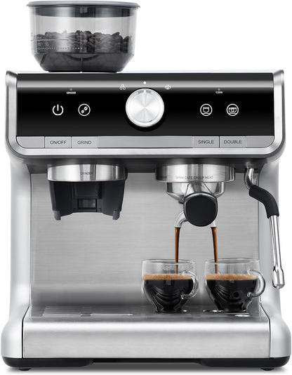 Takywep Máquina de Espresso Semi-Automática 20 Bar 2,8L Cinza